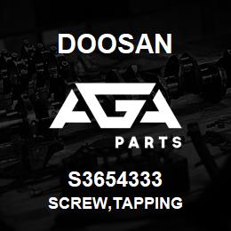 S3654333 Doosan SCREW,TAPPING | AGA Parts