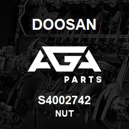 S4002742 Doosan NUT | AGA Parts