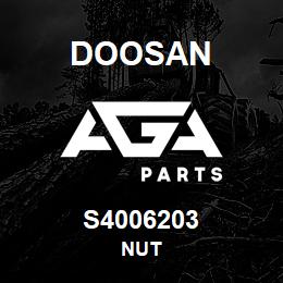 S4006203 Doosan NUT | AGA Parts