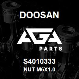 S4010333 Doosan NUT M6X1.0 | AGA Parts