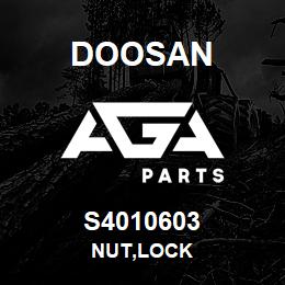 S4010603 Doosan NUT,LOCK | AGA Parts