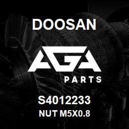 S4012233 Doosan NUT M5X0.8 | AGA Parts