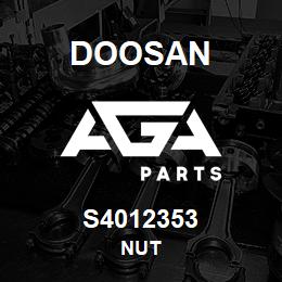 S4012353 Doosan NUT | AGA Parts