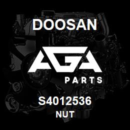 S4012536 Doosan NUT | AGA Parts