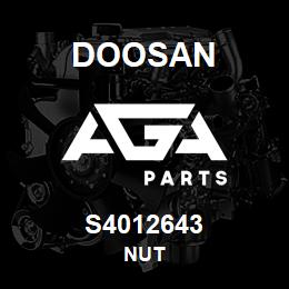 S4012643 Doosan NUT | AGA Parts