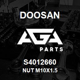 S4012660 Doosan NUT M10X1.5 | AGA Parts