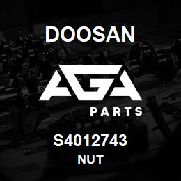 S4012743 Doosan NUT | AGA Parts