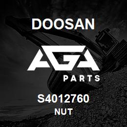 S4012760 Doosan NUT | AGA Parts