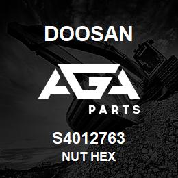 S4012763 Doosan NUT HEX | AGA Parts