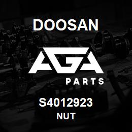 S4012923 Doosan NUT | AGA Parts