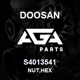 S4013541 Doosan NUT,HEX | AGA Parts