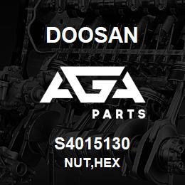 S4015130 Doosan NUT,HEX | AGA Parts