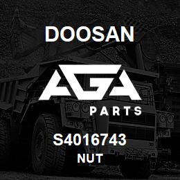 S4016743 Doosan NUT | AGA Parts