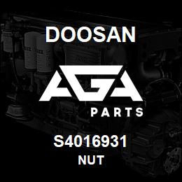 S4016931 Doosan NUT | AGA Parts