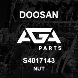 S4017143 Doosan NUT | AGA Parts