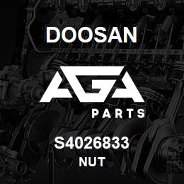 S4026833 Doosan NUT | AGA Parts