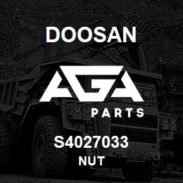 S4027033 Doosan NUT | AGA Parts