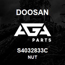 S4032833C Doosan NUT | AGA Parts