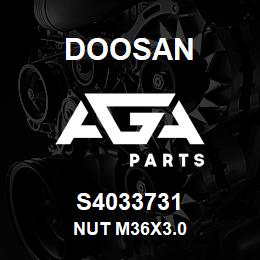 S4033731 Doosan NUT M36X3.0 | AGA Parts