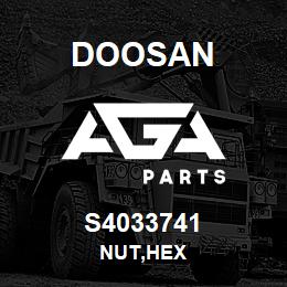 S4033741 Doosan NUT,HEX | AGA Parts