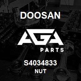 S4034833 Doosan NUT | AGA Parts