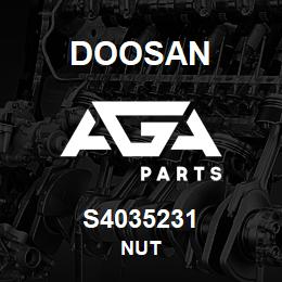 S4035231 Doosan NUT | AGA Parts