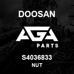 S4036833 Doosan NUT | AGA Parts