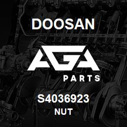 S4036923 Doosan NUT | AGA Parts