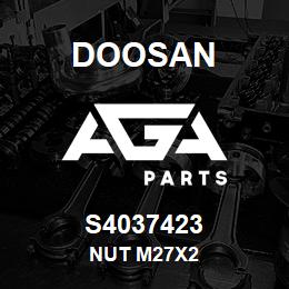 S4037423 Doosan NUT M27X2 | AGA Parts