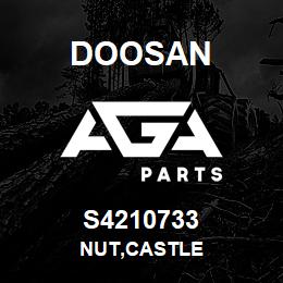 S4210733 Doosan NUT,CASTLE | AGA Parts