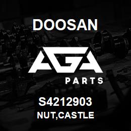 S4212903 Doosan NUT,CASTLE | AGA Parts