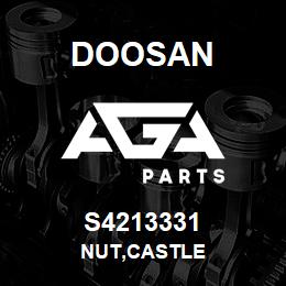 S4213331 Doosan NUT,CASTLE | AGA Parts