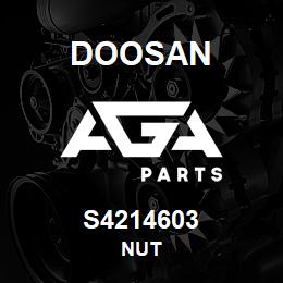 S4214603 Doosan NUT | AGA Parts