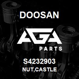 S4232903 Doosan NUT,CASTLE | AGA Parts