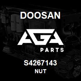 S4267143 Doosan NUT | AGA Parts