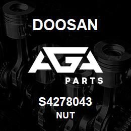 S4278043 Doosan NUT | AGA Parts