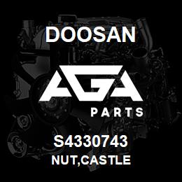 S4330743 Doosan NUT,CASTLE | AGA Parts