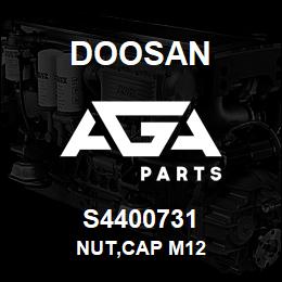 S4400731 Doosan NUT,CAP M12 | AGA Parts