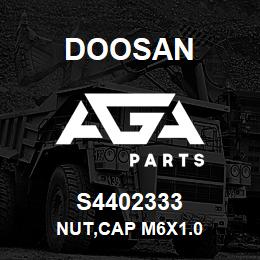 S4402333 Doosan NUT,CAP M6X1.0 | AGA Parts