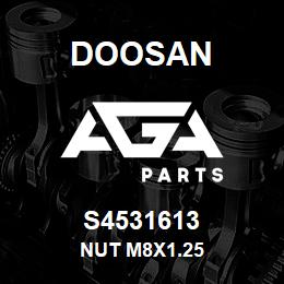 S4531613 Doosan NUT M8X1.25 | AGA Parts