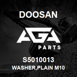 S5010013 Doosan WASHER,PLAIN M10 | AGA Parts