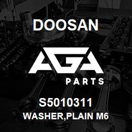 S5010311 Doosan WASHER,PLAIN M6 | AGA Parts