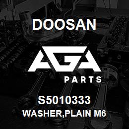 S5010333 Doosan WASHER,PLAIN M6 | AGA Parts