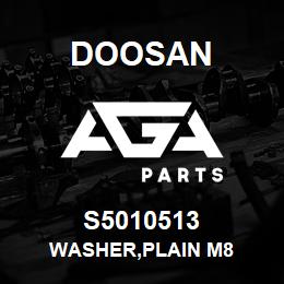 S5010513 Doosan WASHER,PLAIN M8 | AGA Parts