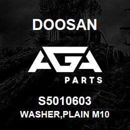 S5010603 Doosan WASHER,PLAIN M10 | AGA Parts