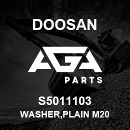 S5011103 Doosan WASHER,PLAIN M20 | AGA Parts