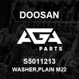 S5011213 Doosan WASHER,PLAIN M22 | AGA Parts