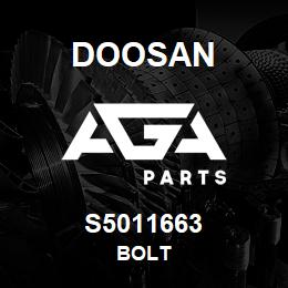 S5011663 Doosan BOLT | AGA Parts