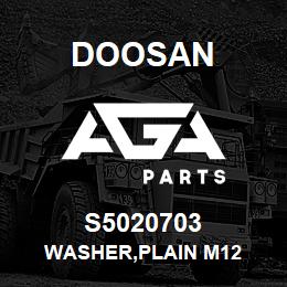 S5020703 Doosan WASHER,PLAIN M12 | AGA Parts