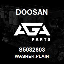 S5032603 Doosan WASHER,PLAIN | AGA Parts